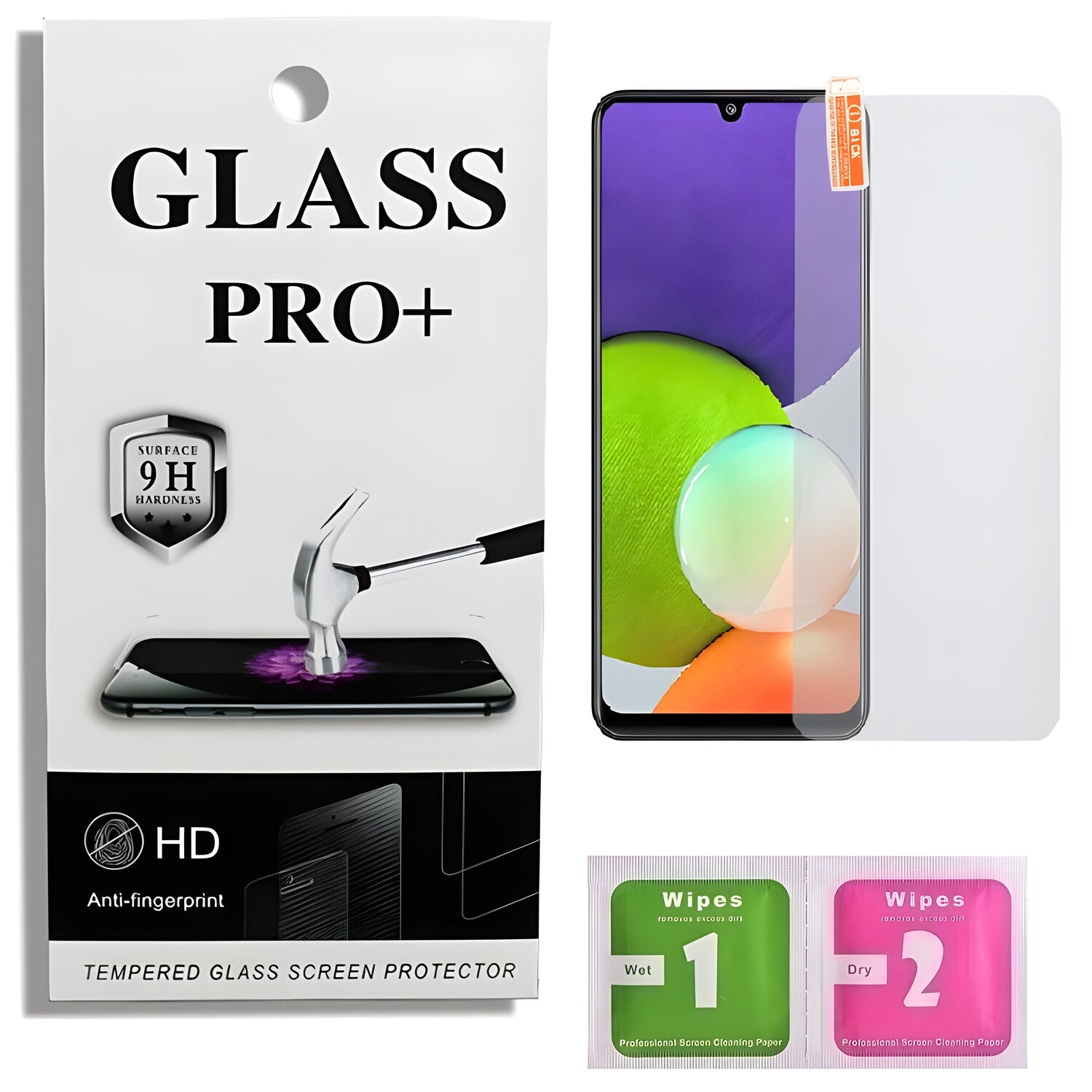 Prémično zaštitno staklo 9D Izmael za Samsung Galaxy A22 5G - Prozirna KP22894