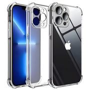 Silikonska futrola s ojačanim rubovima za Apple iPhone 14 Pro Max - Prozirna KP23590