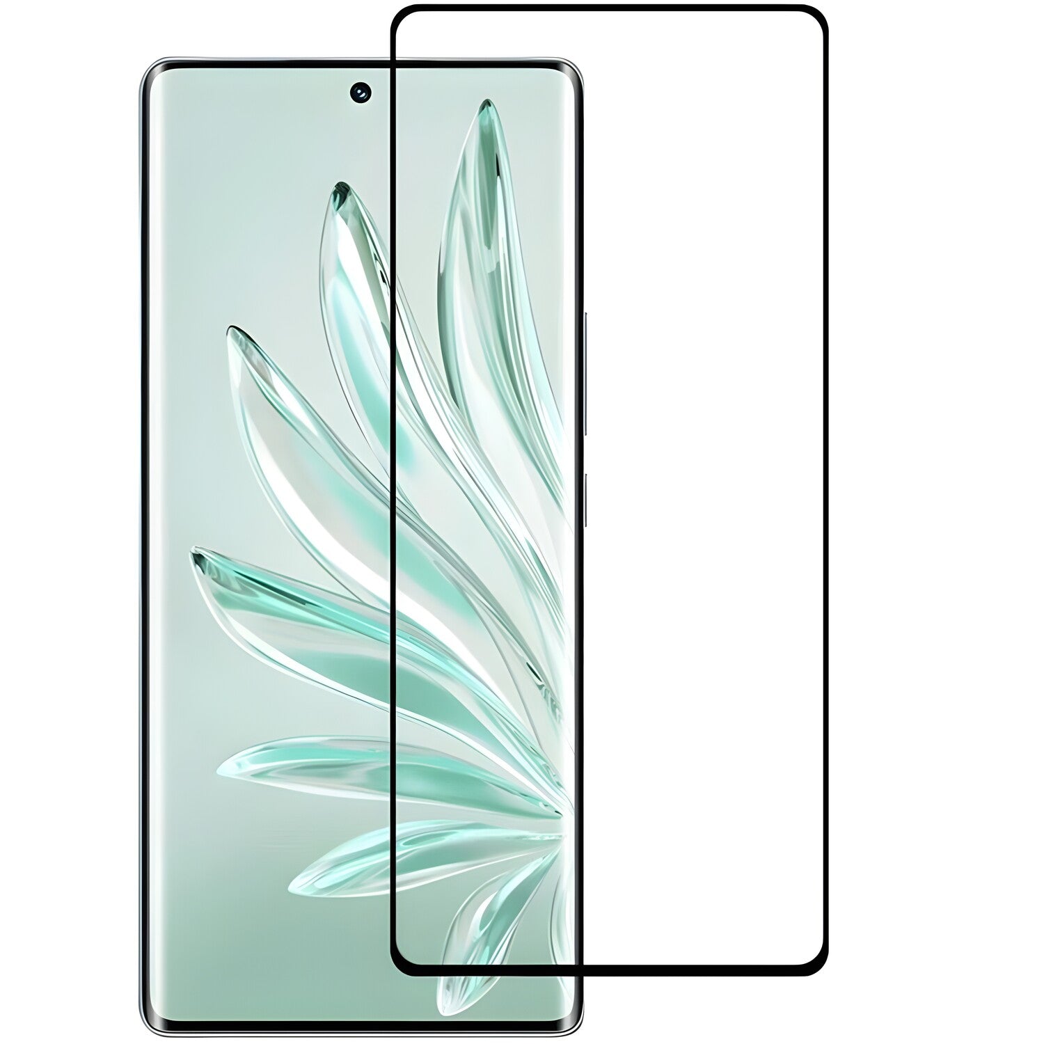 Kaljeno 3D staklo Izmael za Honor 70 Pro - Crna KP24242