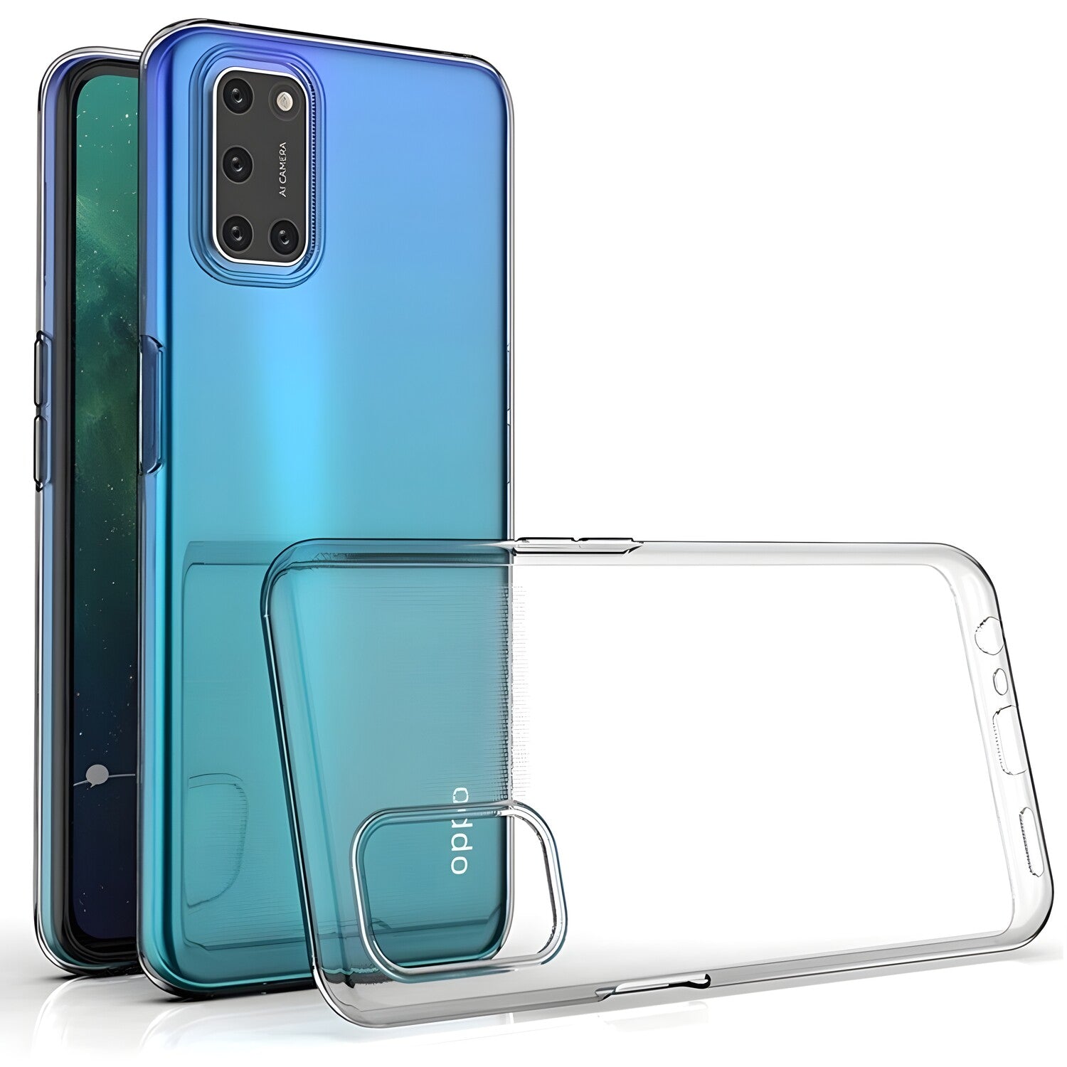 Przezračno zaštitno kućište za Oppo A16/A55 5G/A53S 5G/A56 5G - Prozirna KP24408