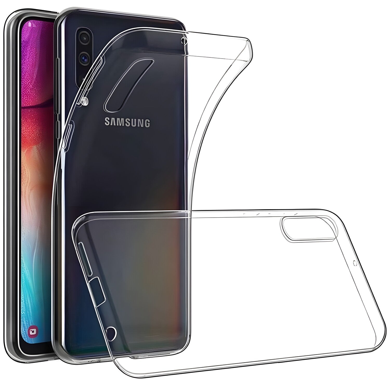Przezračno zaštitno kućište za Samsung Galaxy A70/Galaxy A70s - Prozirna KP9383