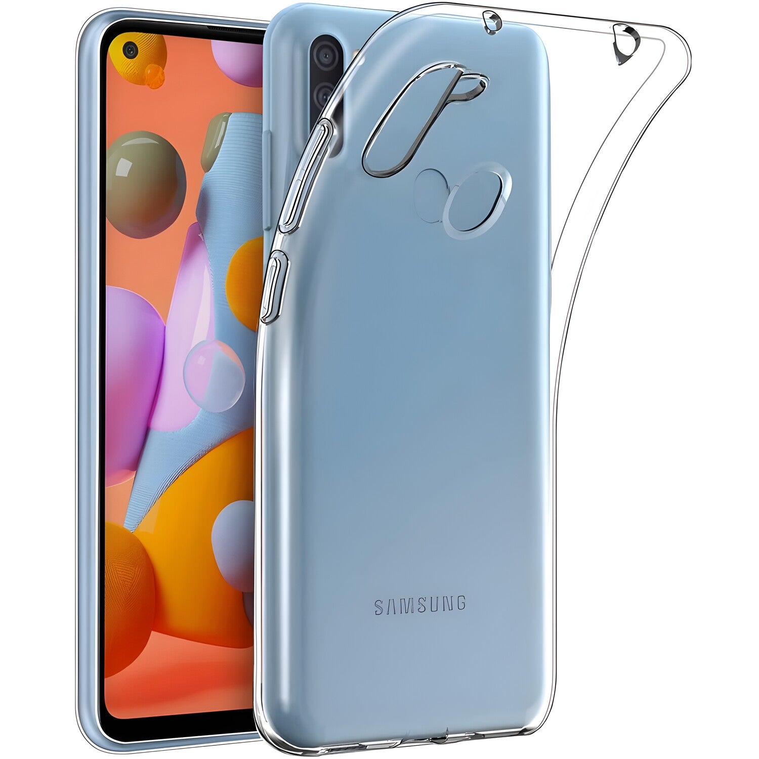 Przezračno zaštitno kućište za Samsung Galaxy A11/Galaxy M11 - Prozirna KP9385