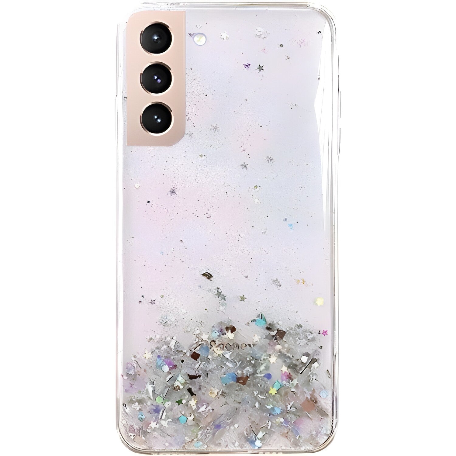 Wozinsky Star Glitter silikonska futrola za Samsung Galaxy S21 Plus 5G/Galaxy S30 Plus - Bijela KP9957