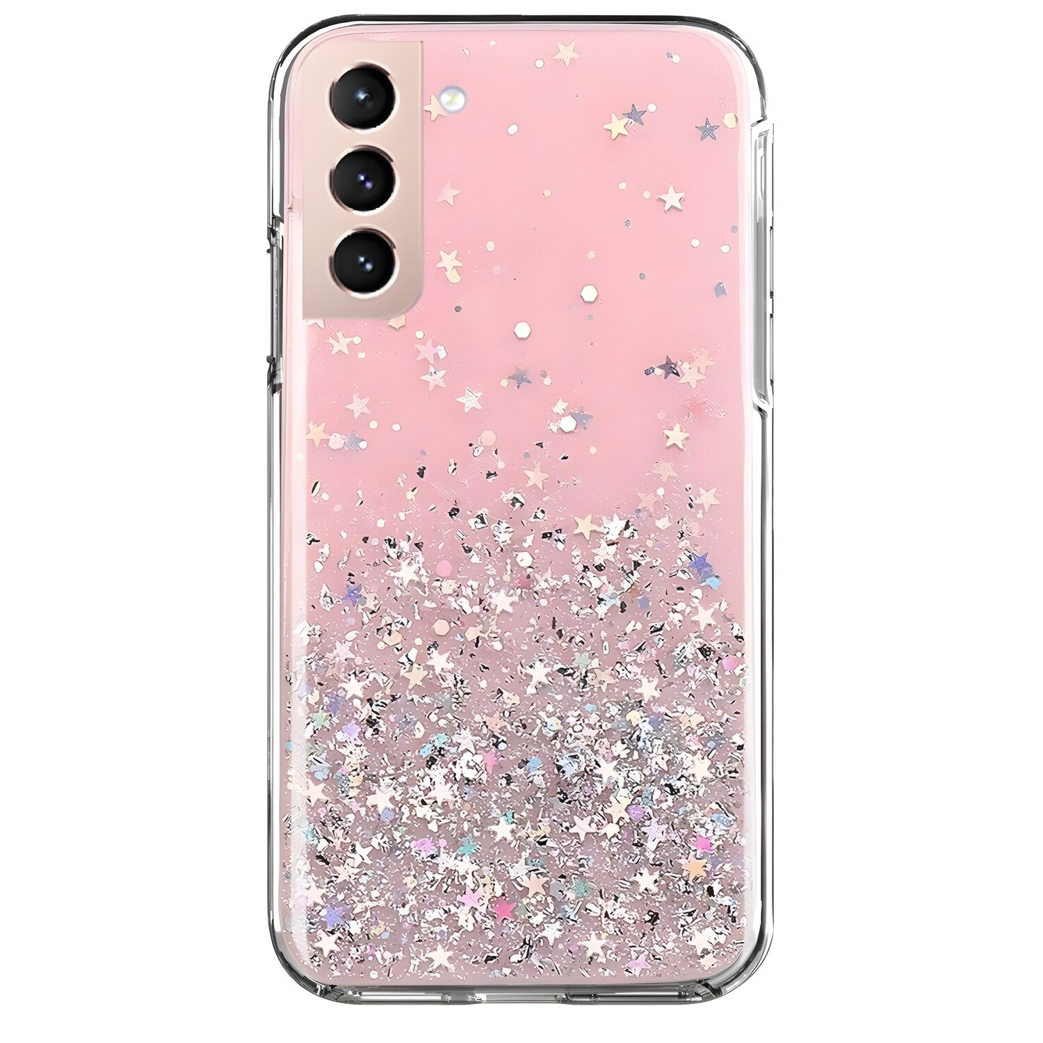 Wozinsky Star Glitter silikonska futrola za Samsung Galaxy S21 Plus 5G/Galaxy S30 Plus - Roza KP9962
