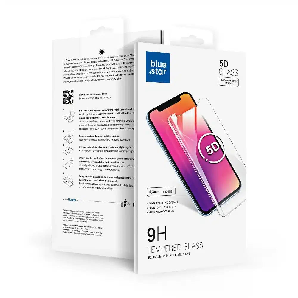 Blue Star 5D kaljeno staklo - za Honor Magic5 Pro - crno