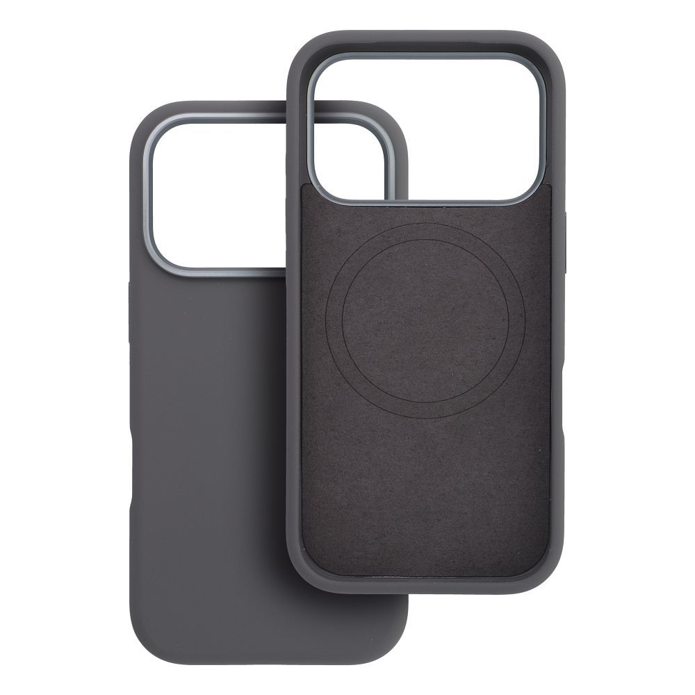 iPhone 17 Pro Forcell F-Protect Frame Premium maska kompatibilna s MagSafeom – siva