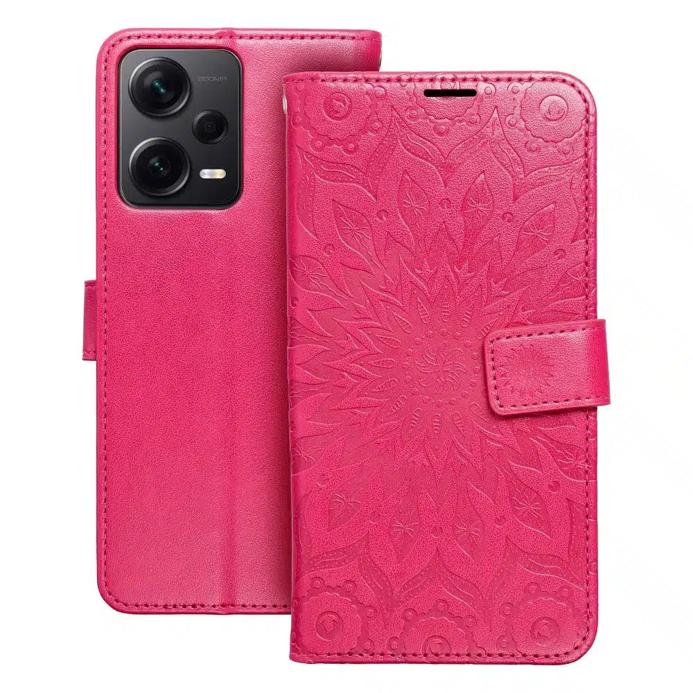 MEZZO Book case preklopna torbica za XIAOMI Redmi NOTE 12 PRO PLUS 5G mandala magenta