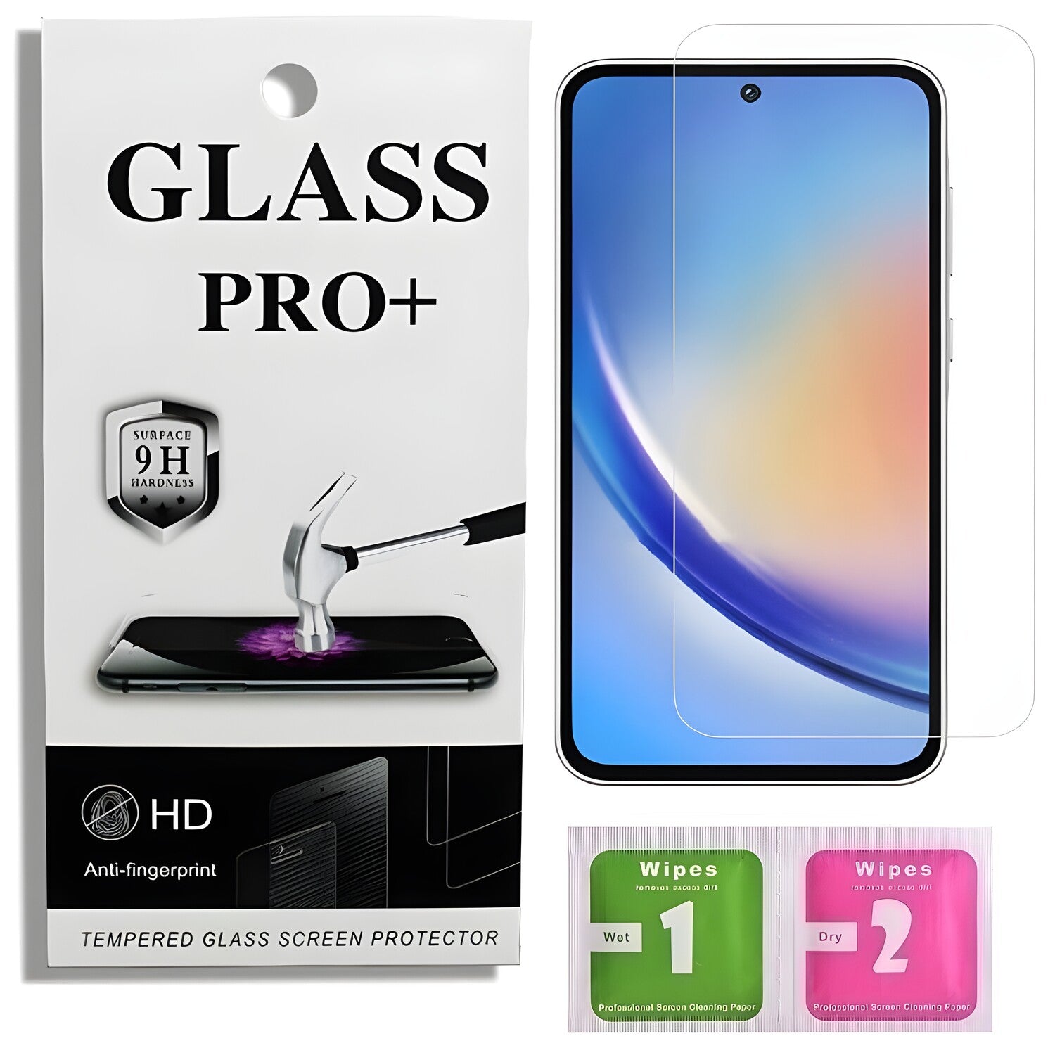 Prémično zaštitno staklo 9D Izmael za Samsung Galaxy A35 - Prozirna KP33609
