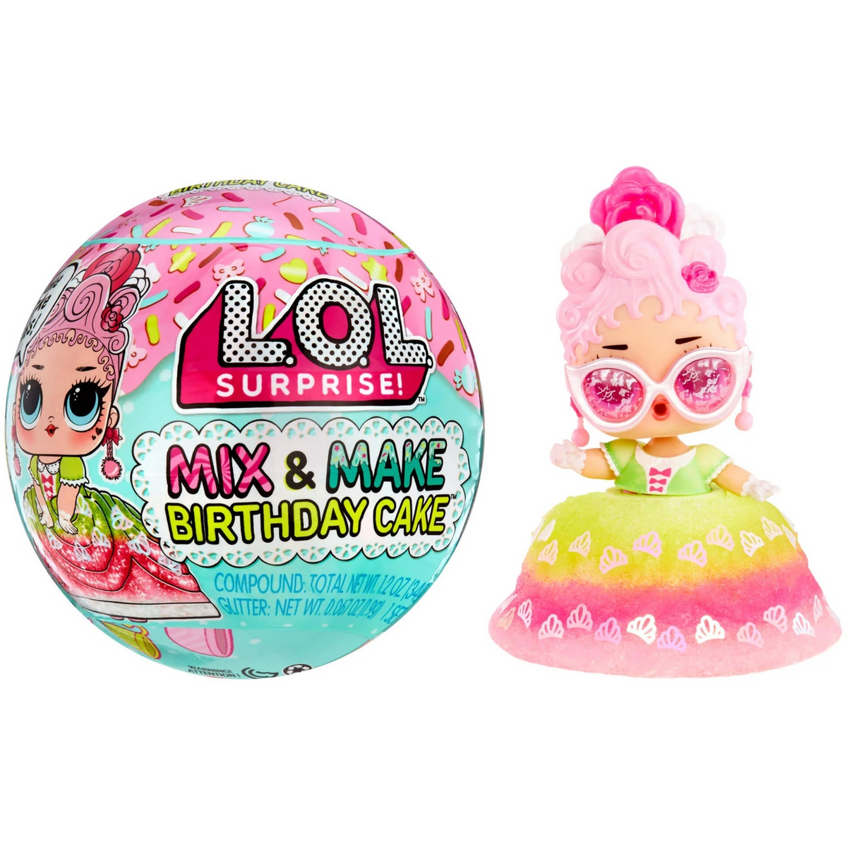 L.O.L. Surprise! Mix & Make Birthday Cake Tots Asst in PDQ