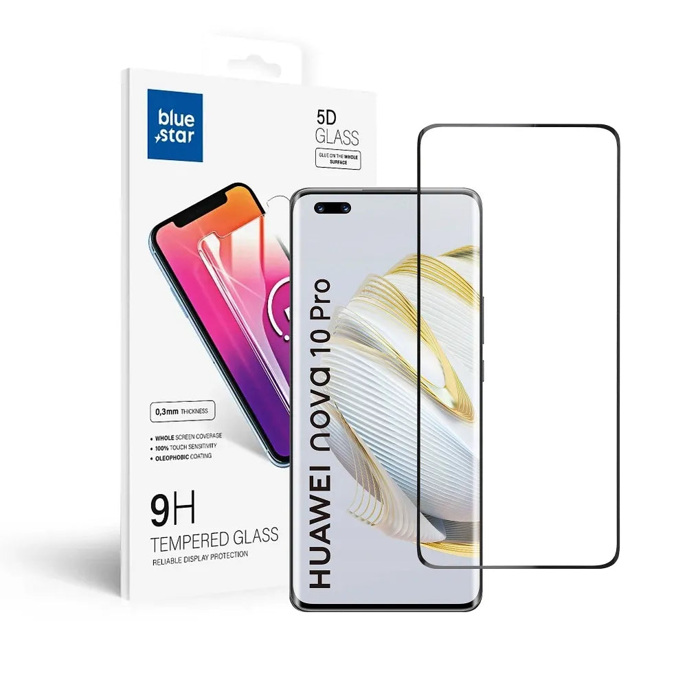 Blue Star kaljeno staklo sa okvirom za - HUAWEI Nova 10 Pro crno