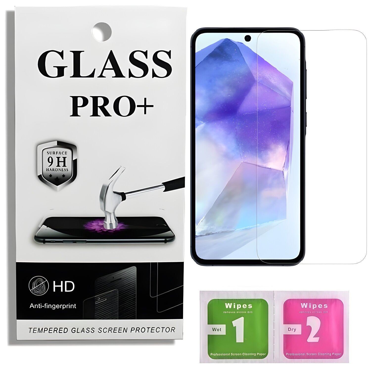Prémično zaštitno staklo 9D Izmael za Samsung Galaxy A55 - Prozirna KP33608