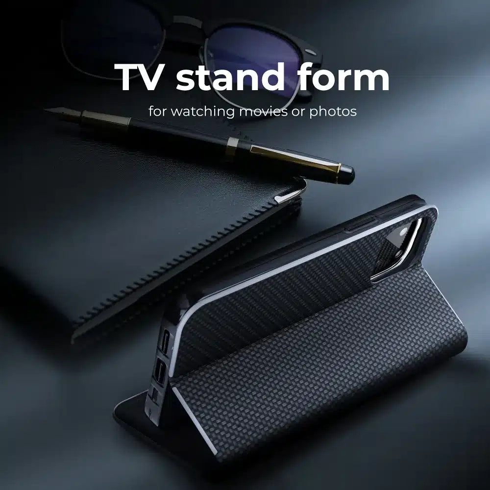 LUNA Book Carbon futrola za XIAOMI Redmi NOTE 12S crna