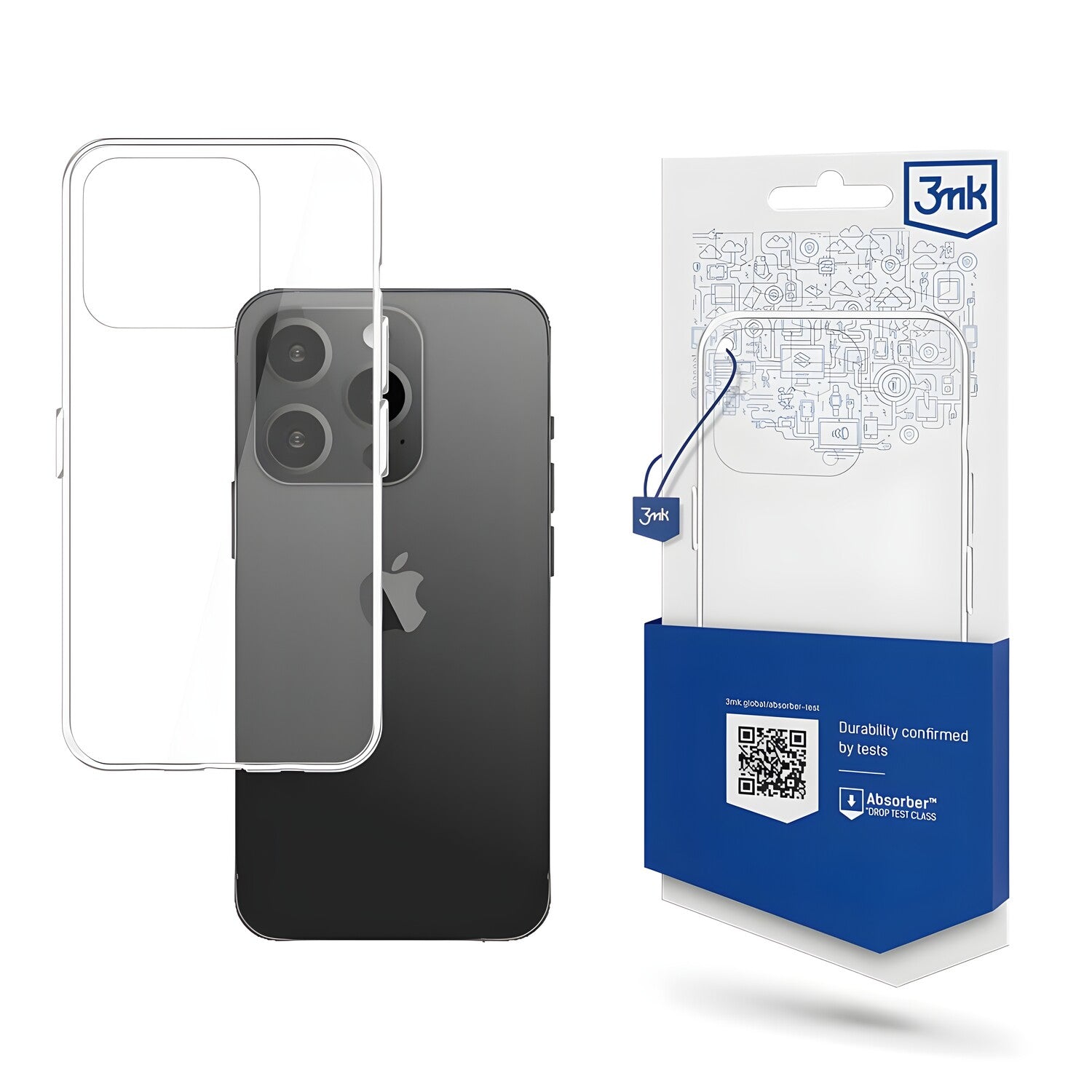 3mk Armor Case futrola za Apple iPhone 15 Pro Max - Prozirna KP28607