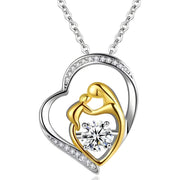 Ogrlica AU-28879 - Srebrna / Zlatna KP28879