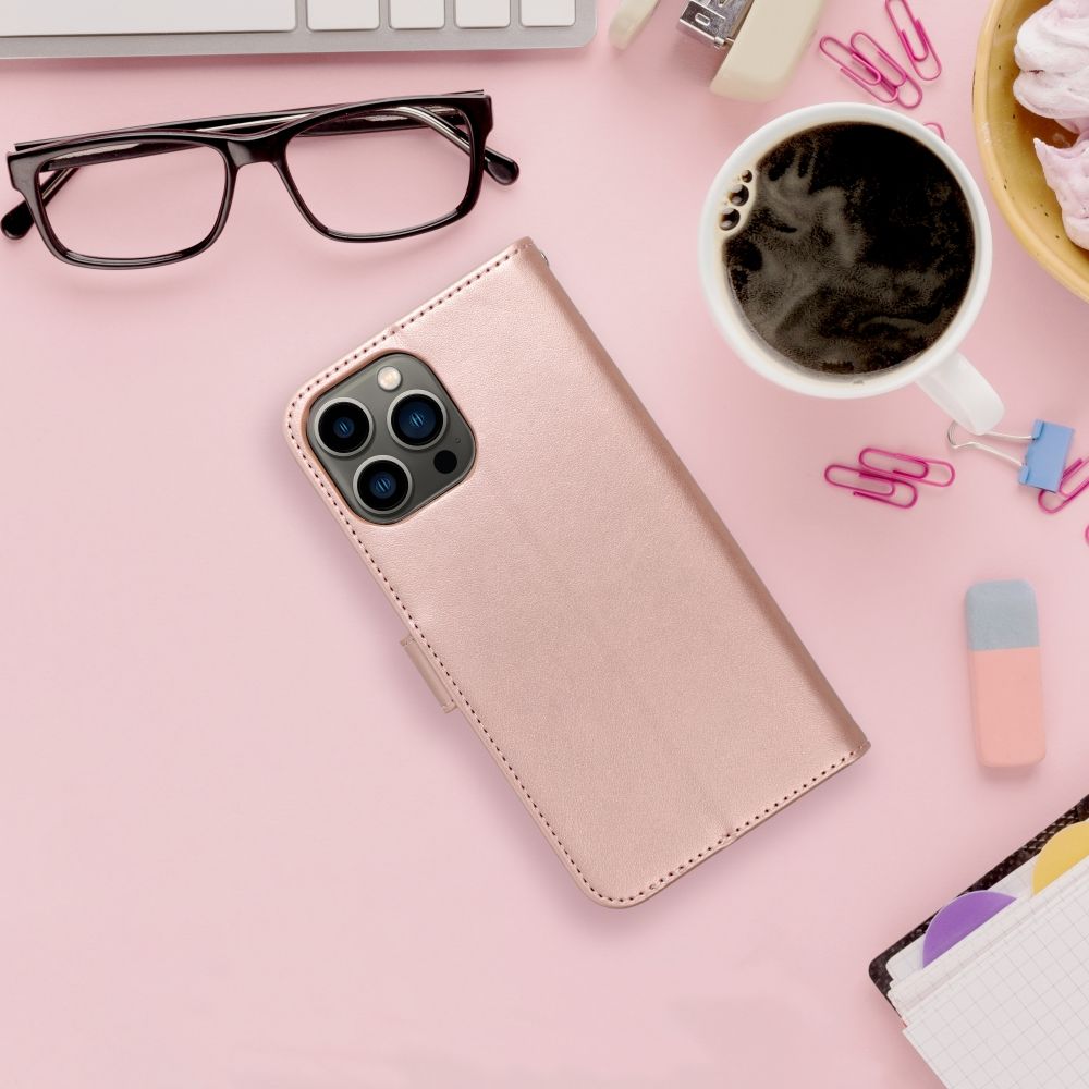 Forcell MEZZO Book case za IPHONE 14 Plus mandala rose gold