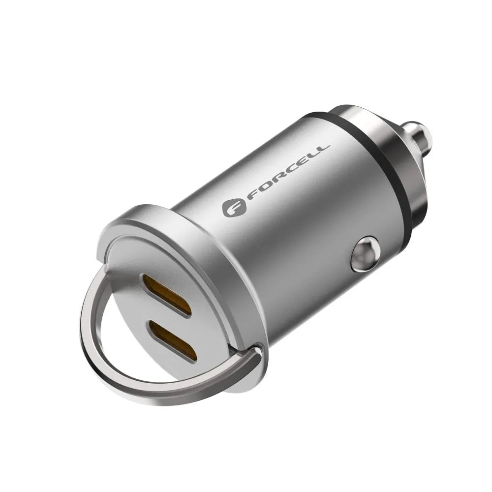 FORCELL F-ENERGY Mini auto punjač 2 x Type C PD30W