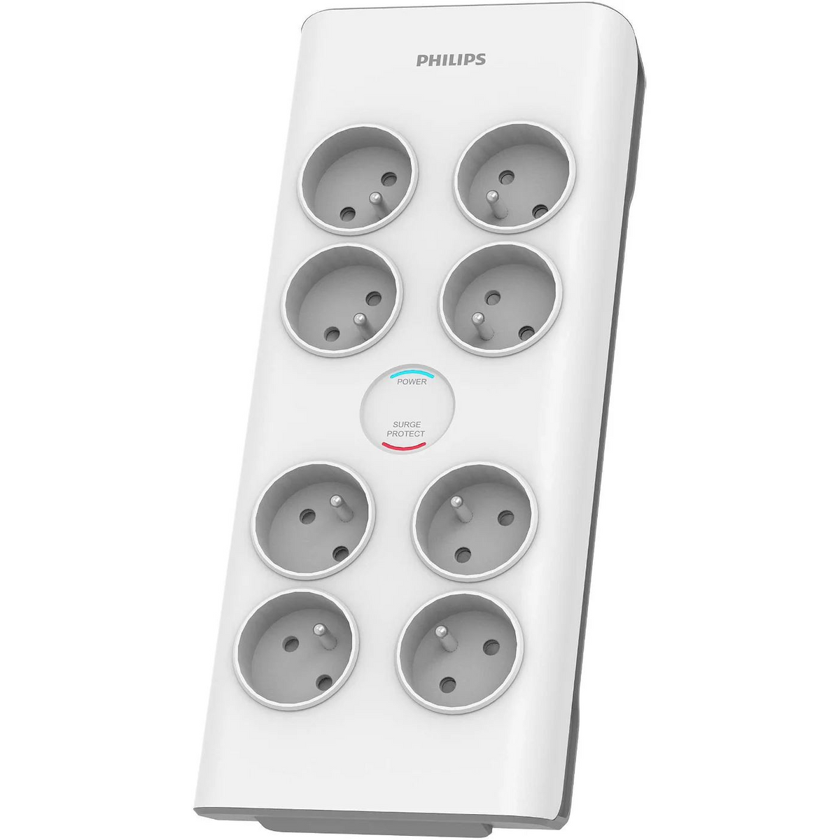 Philips SPN7080WA/60 zaštita od porasta napona Bijelo 8 utičnice naizmjenične struje 2 m