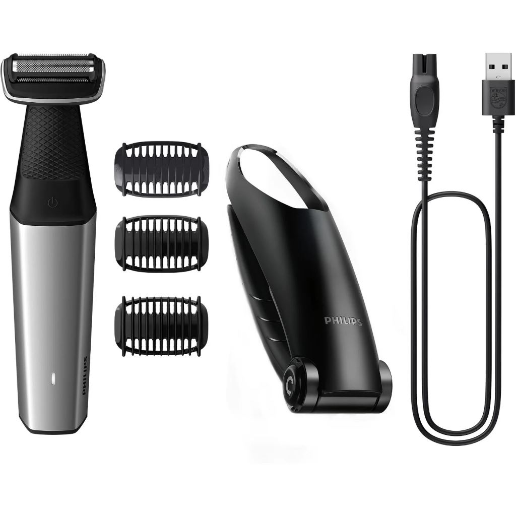Philips BODYGROOM Series 5000 BG5021/15 brijaći aparat za tijelo Crno, Srebro