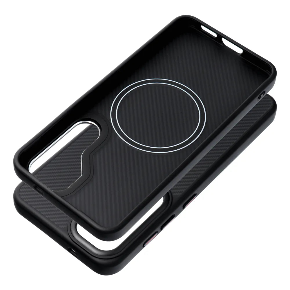 Carbon Elite Mag Cover maska kompatibilna s MagSafeom za Samsung Galaxy S25 Plus crna