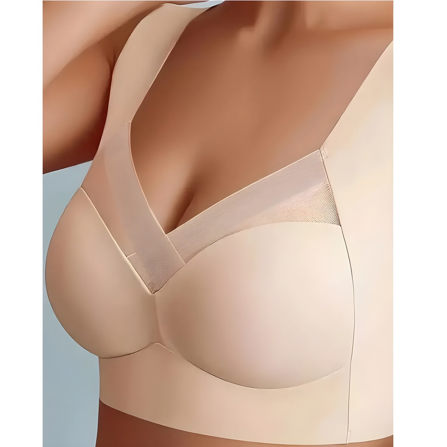 Bešavni grudnjak CO-30613 - Svijetlosmeđa / 3XL KP30613