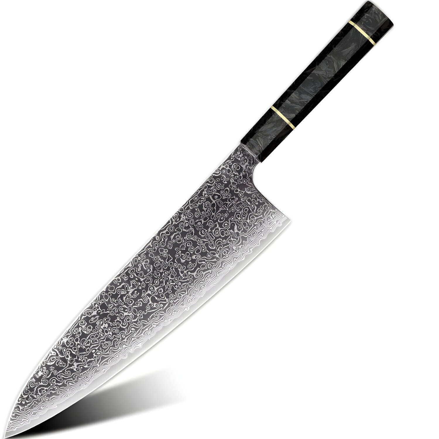 Damaskasti kuhinjski nož TS-37446 - Big Chef / Crna KP37446
