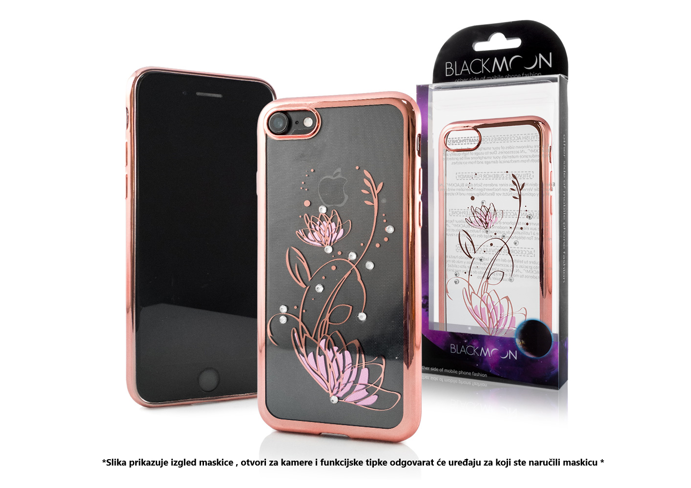 Maskica za Samsung Galaxy J6 plus 2018 - pink-zlatna