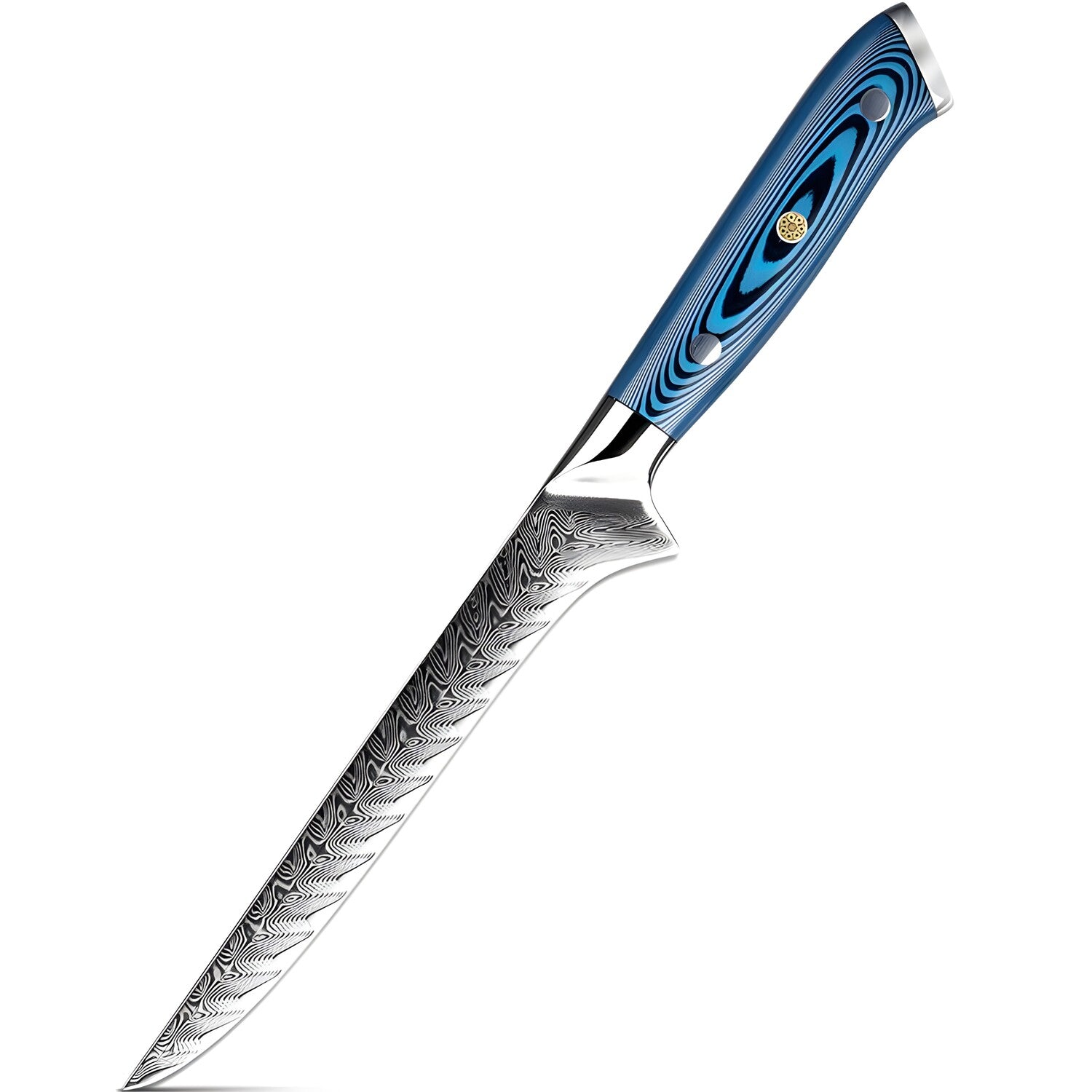 Damaskasti kuhinjski nož TU-37502 - Boning / Plava KP37502