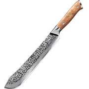 Damaskasti kuhinjski nož ZA-37484 - Butcher / Smeđa KP37484
