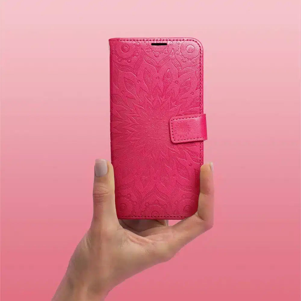 MEZZO Book case preklopna torbica za XIAOMI Redmi Note 13 Pro Plus 5G mandala magenta