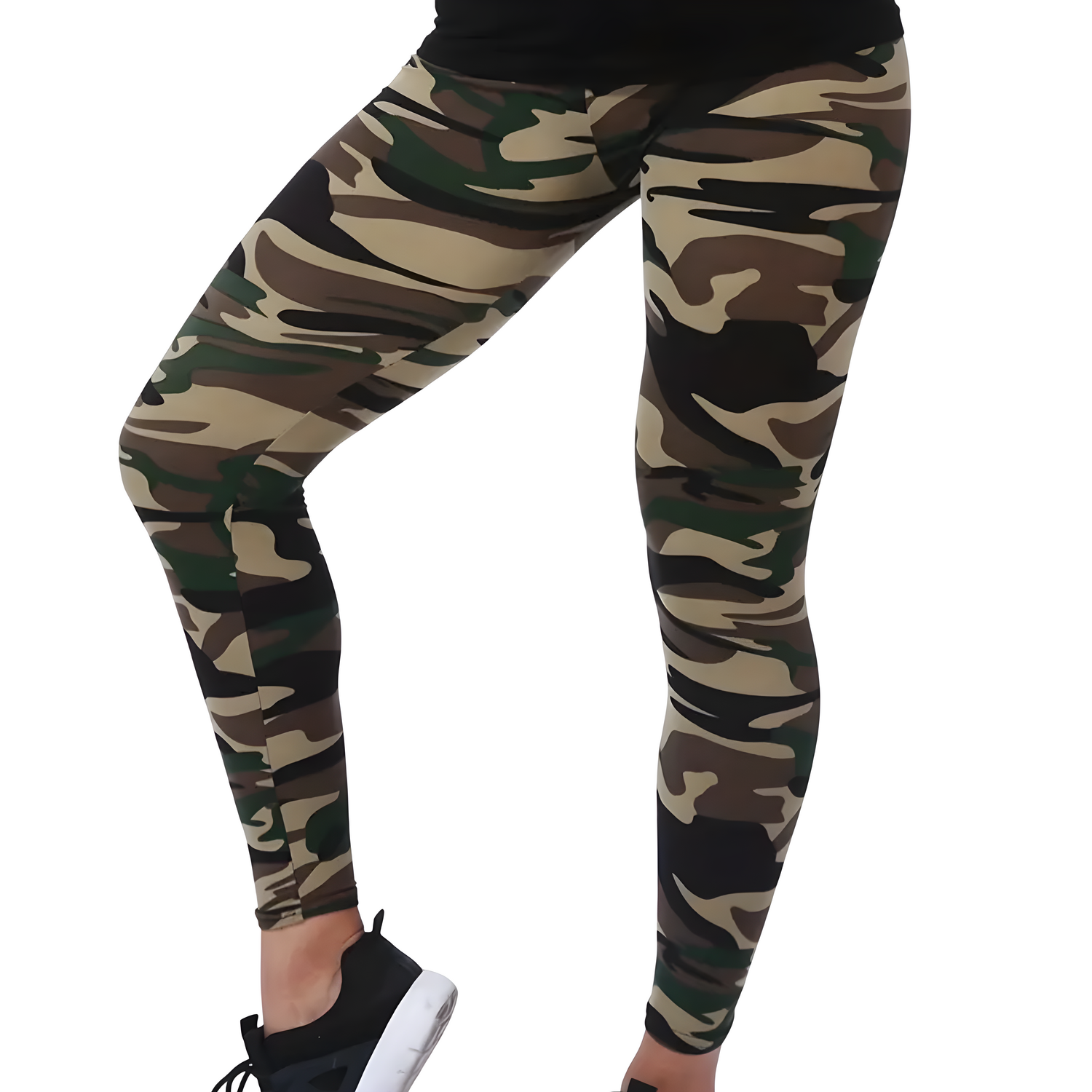 Tajice Camouflage - Zelena 3 / Uni KP34919