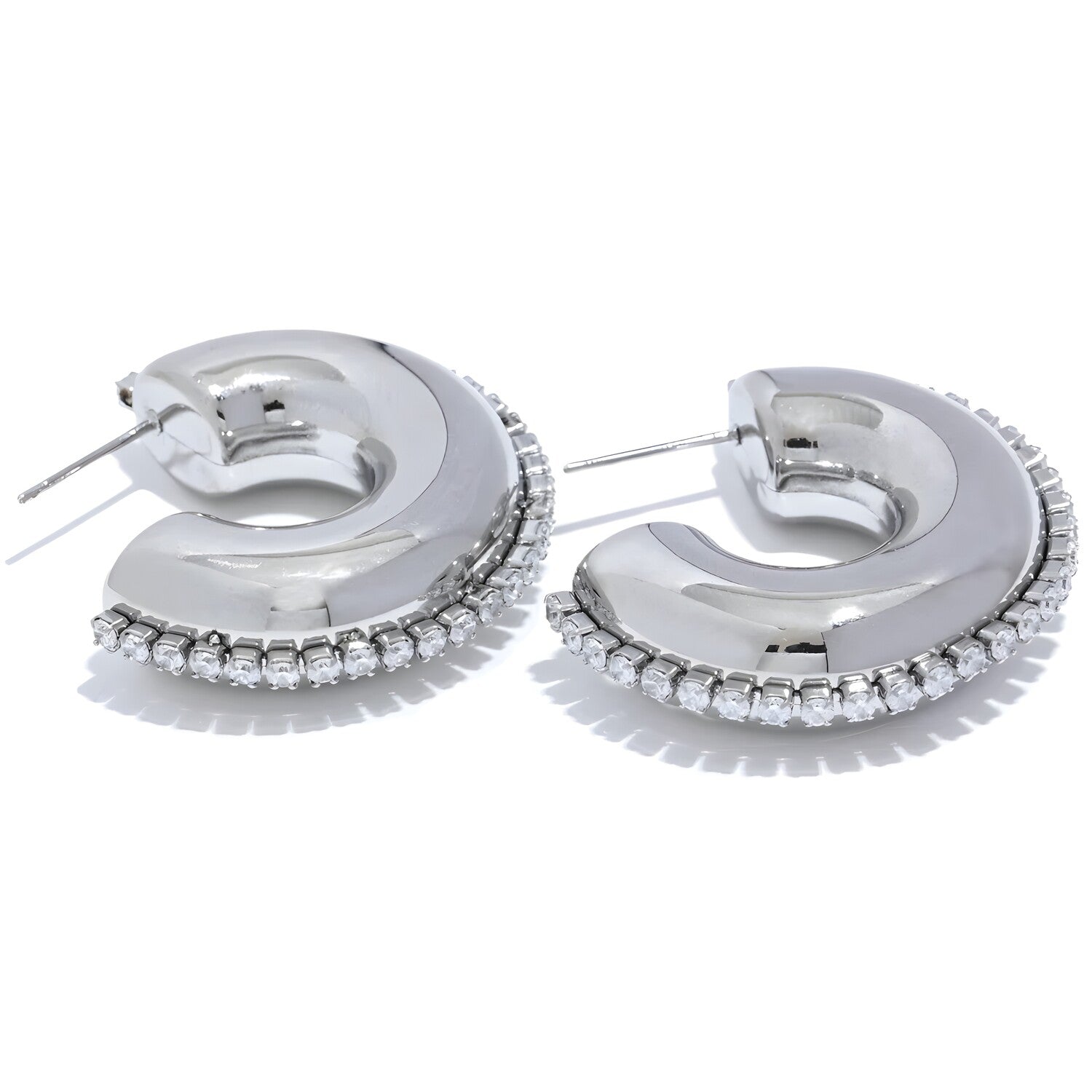 Naušnice CI-29897 - Srebrna KP29897