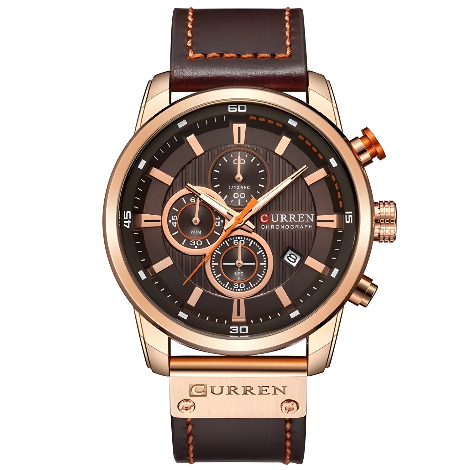 Sat CURREN - Smeđi / Zlatni KP6219