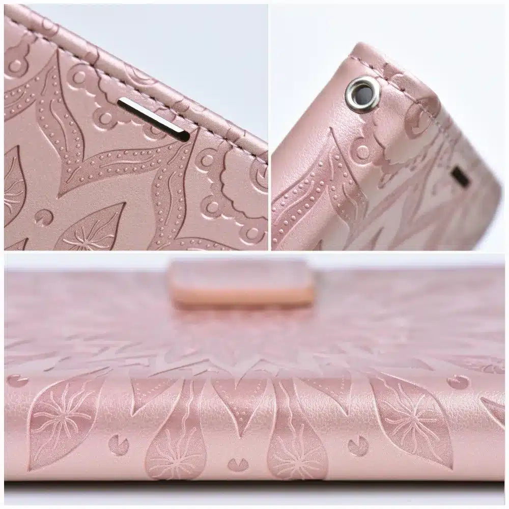 MEZZO Book case preklopna torbica za Samsung Galaxy A16 5G mandala rose gold