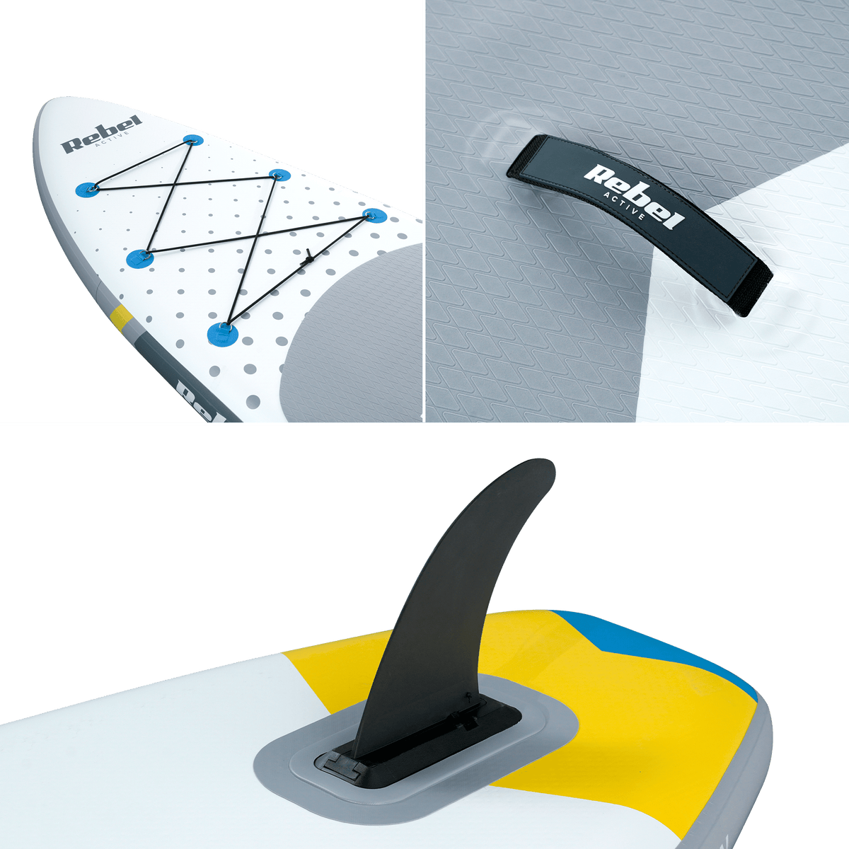 SUP daska za veslanje REBEL ACTIVE RBA4501 - bijela