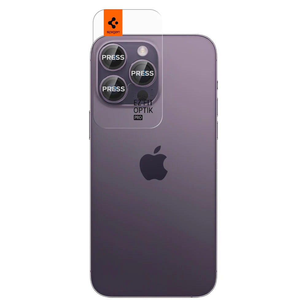 Spigen OPTIK.TR EZ FIT ZAŠTITNIK ZA KAMERU 2-kom za iPhone 14 PRO / 14 PRO MAX/ 15 PRO / 15 PRO MAX CRNO