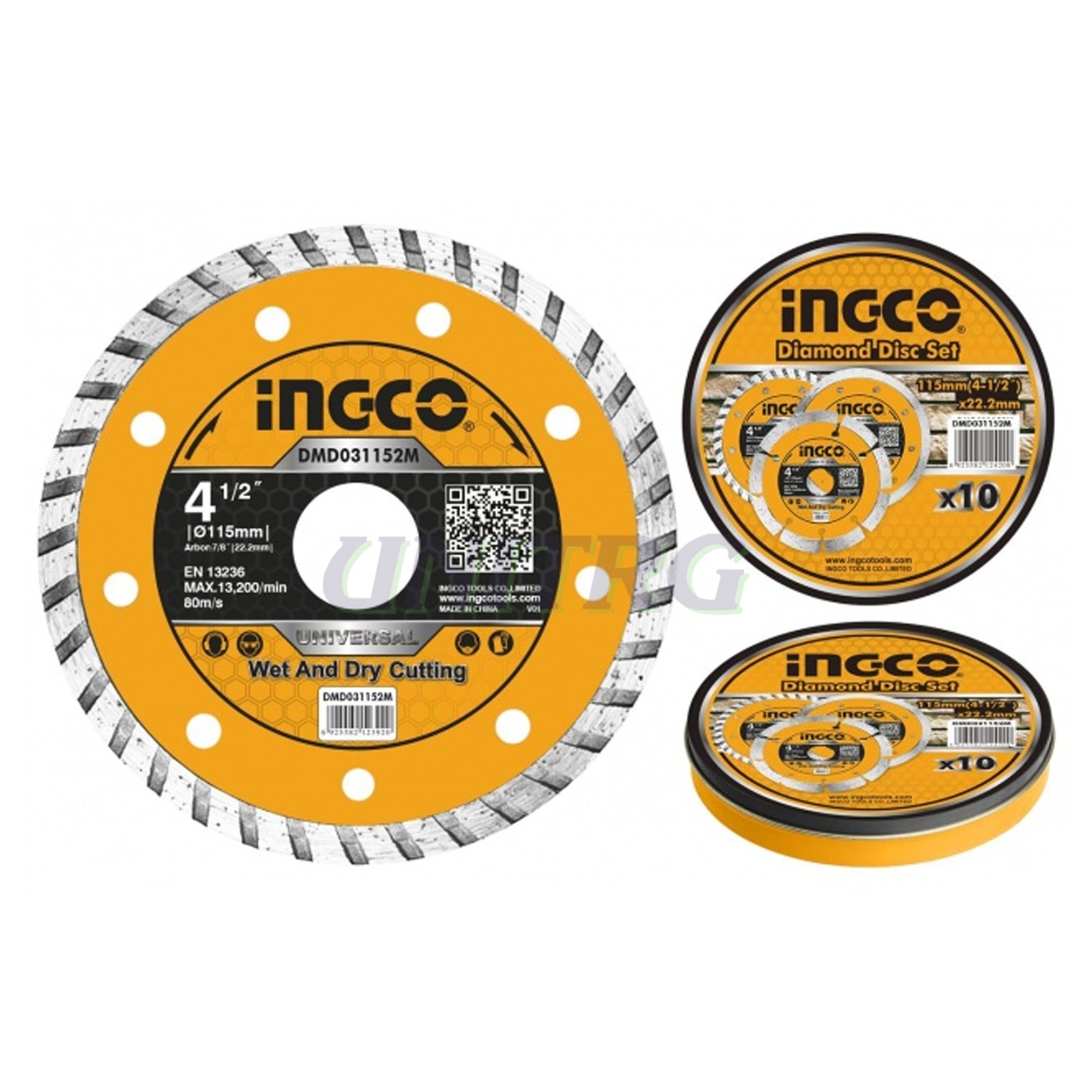 Rezna ploča dijamant turbo 115x7,5  - DMD031152M INGCO
