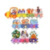 Drvene vlak puzzle