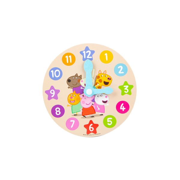 Drveni sat Peppa Pig Prijatelji
