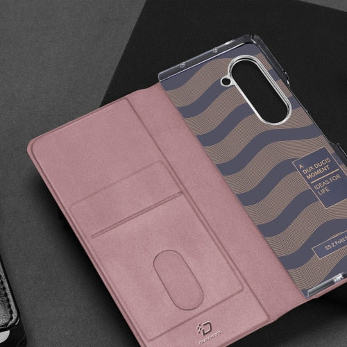 DUX DUCIS Bril – kožna maska za Samsung Galaxy Z Fold5 5G pink