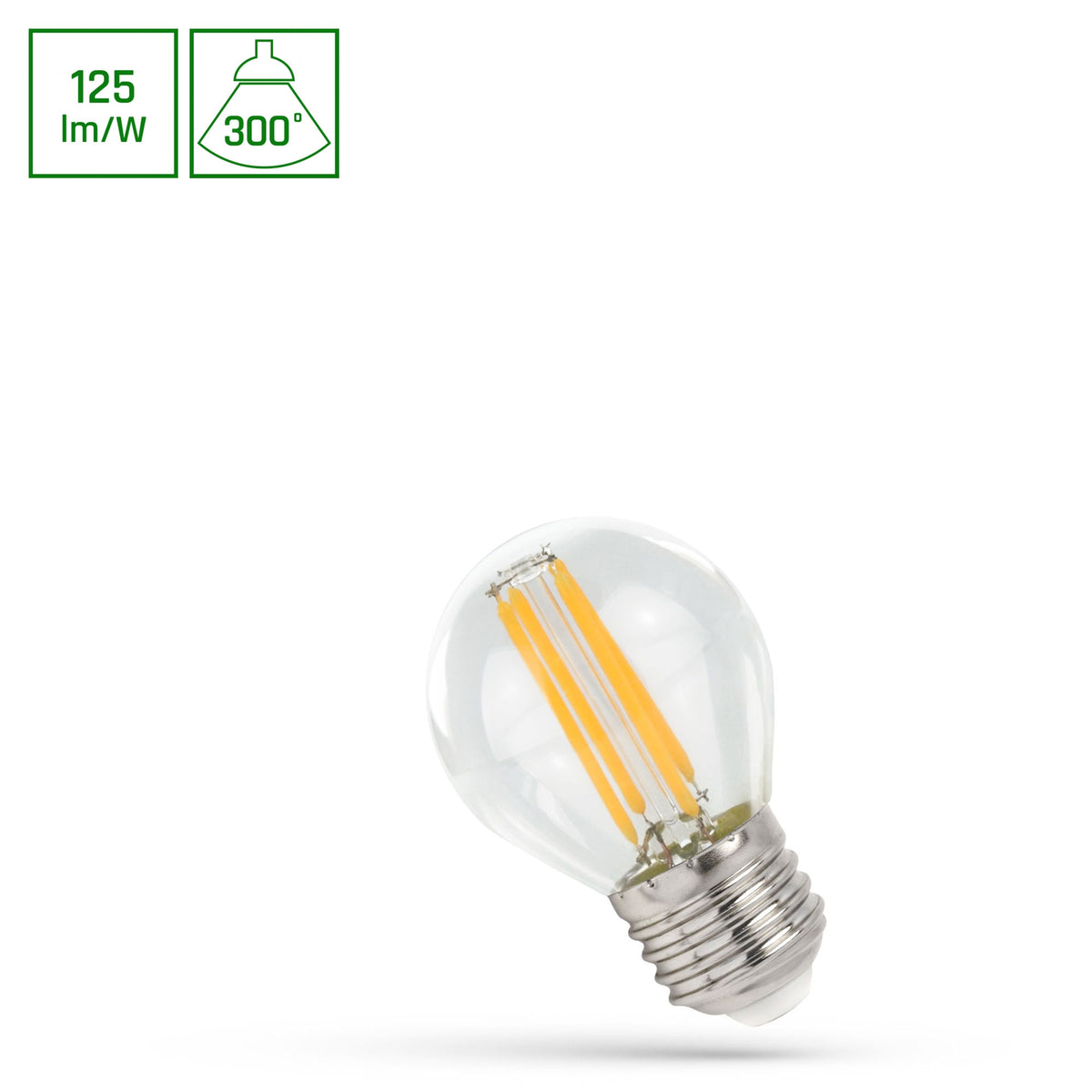 LED E-27  4W G45 3000K Spectrum FLM