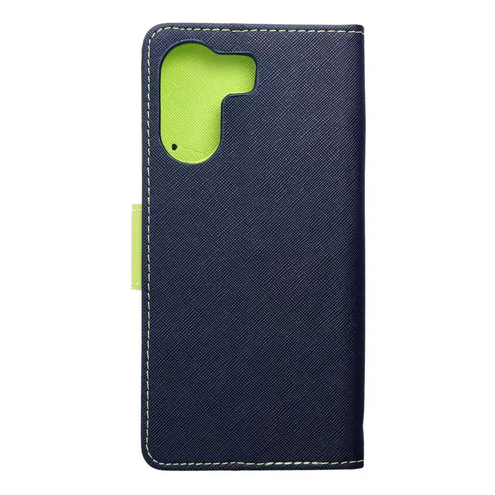 Fancy Book futrola za XIAOMI Redmi 13c / POCO C65 tamnoplava / limeta