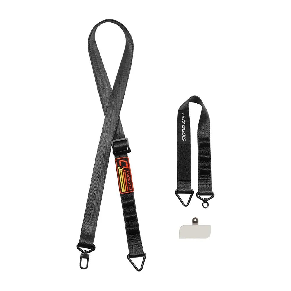 DUX DUCIS Outdoor Cross Body - remen za telefon preko tijela - crni