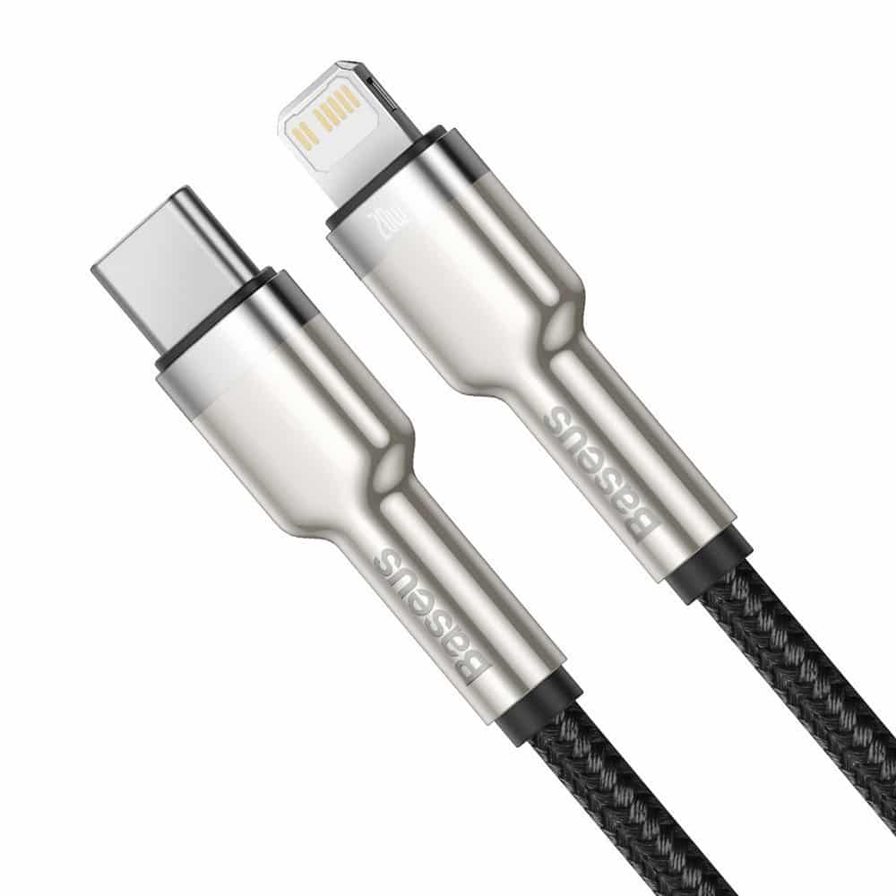 Baseus Cafule Series Metal Data USB Type C - Lightning kabel Power Delivery 20 W 1 m