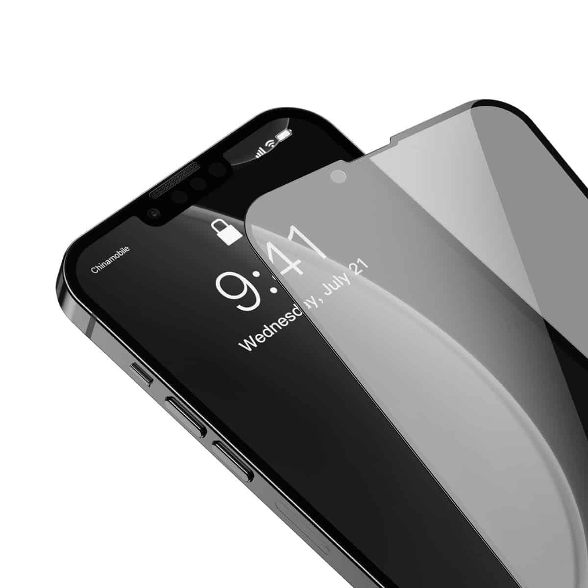 Baseus Tempered Glass Anti-spy 0.3mm za iPhone 13 Pro Max (2kom)