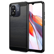 Futrola Carbon Shield TPU za Xiaomi Redmi 12C/Redmi 11A - Crna KP26778