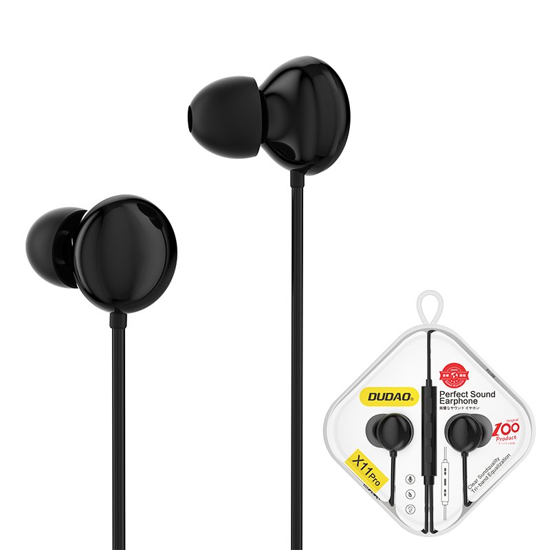 Žičane slušalice Dudao X11Pro - crne