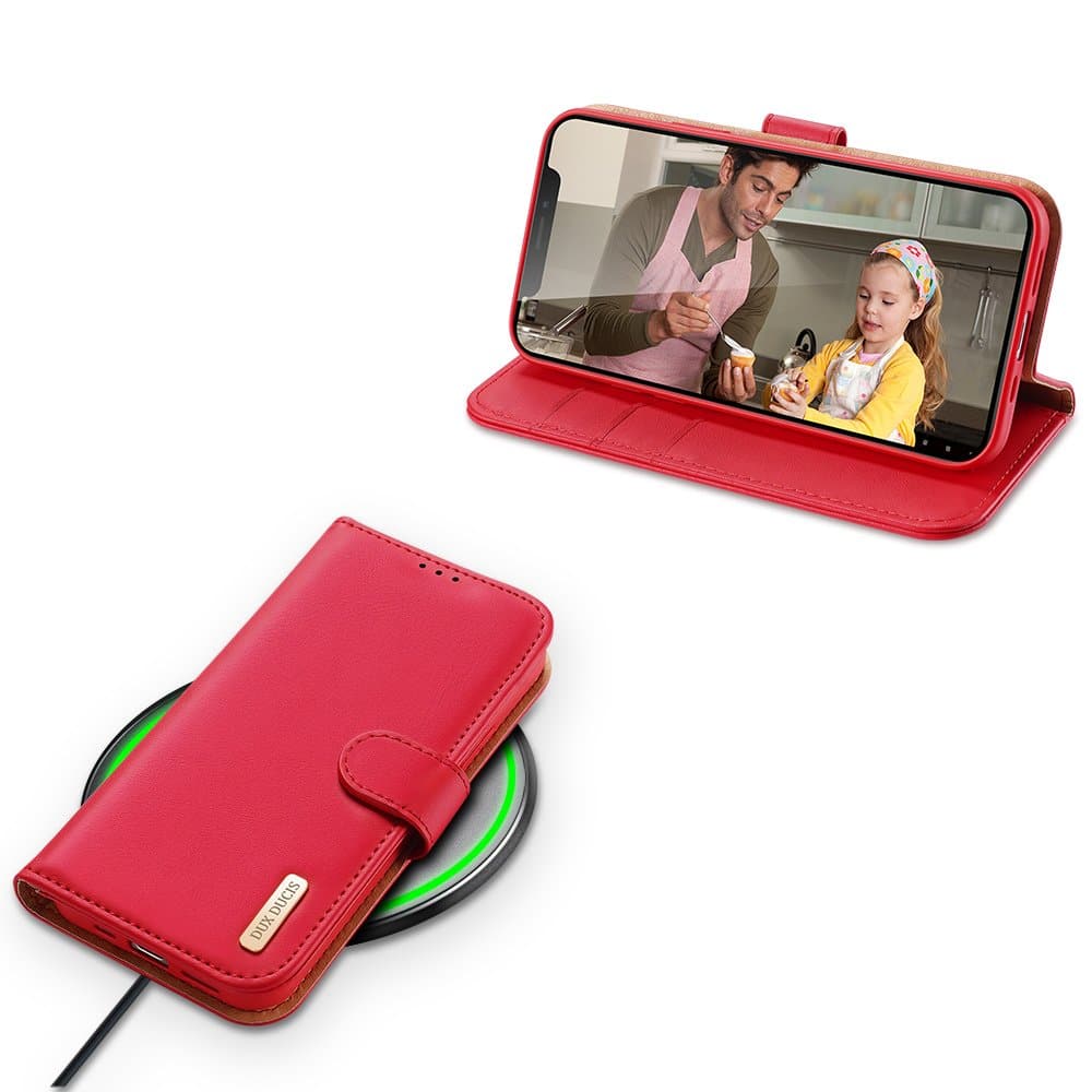 Dux Ducis Hivo preklopna futrola od prave kože za iPhone 12 Pro / iPhone 12