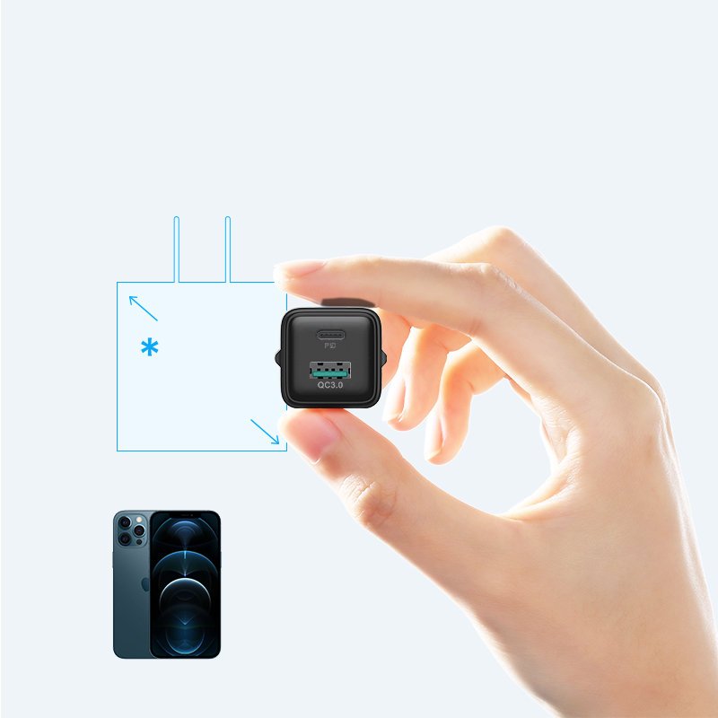 Zidni punjač Joyroom USB / USB tip C 20W 3A Quick Charge 3.0 Power Delivery SCP AFC