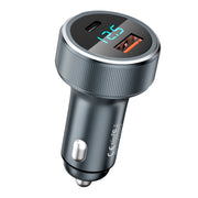 REMAX Salo dual port auto punjač USB / USB tip C 58,5 W 4,5A Power Delivery Quick Charge