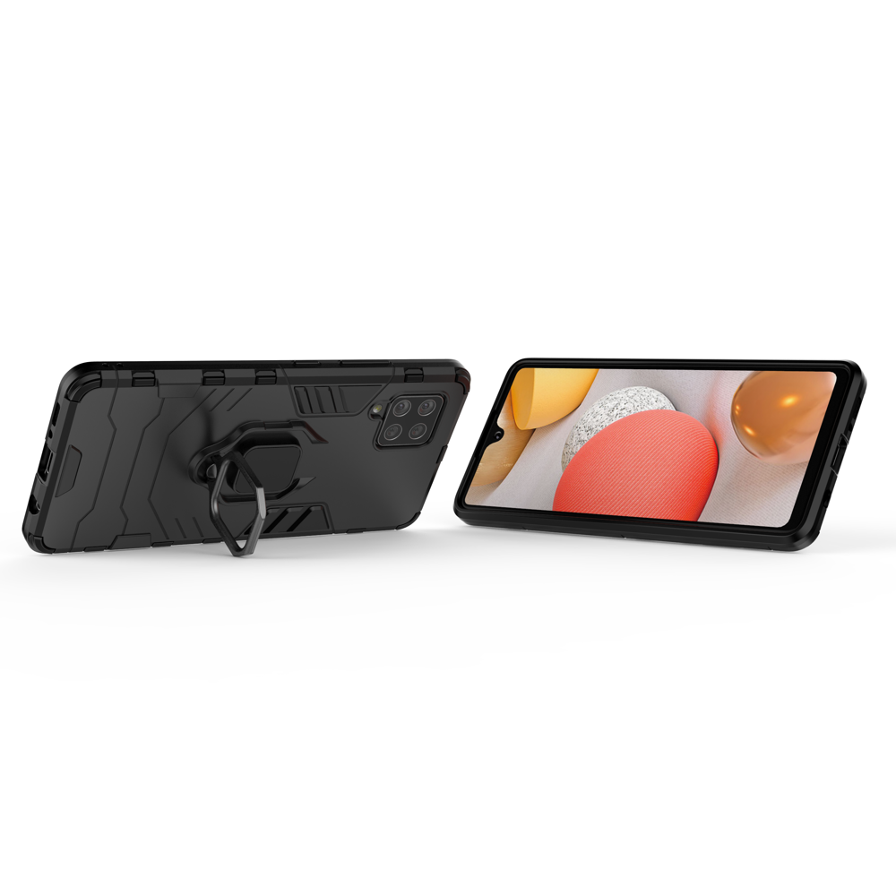 Ring Armor Case zaštitna maska za Samsung Galaxy A42 5G crna